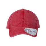 Infinity Her Women's Pigment-Dyed with Fashion Undervisor Cap - Infinity Her CASSIE Infinity Her Red/ Leopard Adjustable