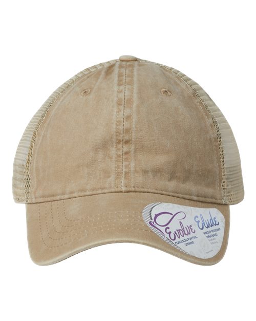 Infinity Her Women's Washed Mesh-Back Cap - Infinity Her TESS Infinity Her Khaki/ Camo Adjustable