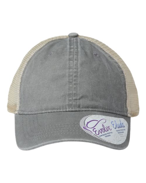 Infinity Her Women's Washed Mesh-Back Cap - Infinity Her TESS Infinity Her Light Grey/ Polka Dots Adjustable