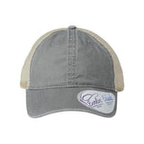 Infinity Her Women's Washed Mesh-Back Cap - Infinity Her TESS Infinity Her Light Grey/ Polka Dots Adjustable