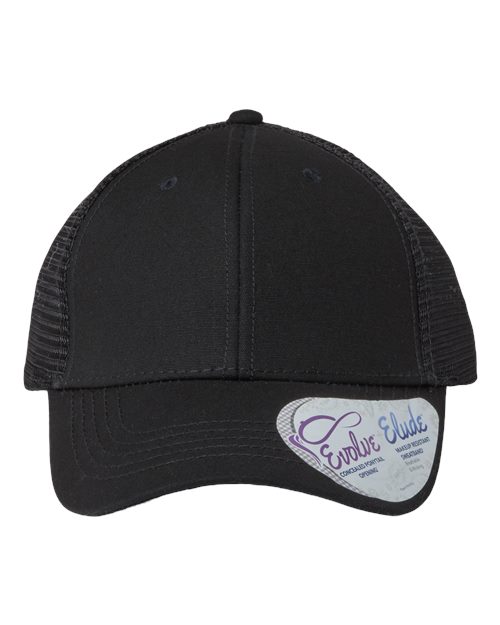 Infinity Her Women's Modern Trucker Cap - Infinity Her CHARLIE Infinity Her Black/ Black Adjustable