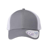 Infinity Her Women's Modern Trucker Cap - Infinity Her CHARLIE Infinity Her Grey/ White Adjustable