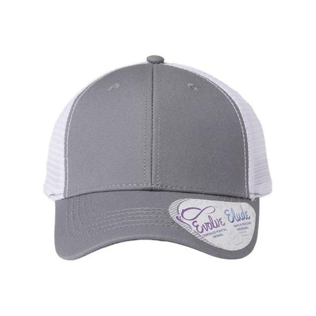 Infinity Her Women's Modern Trucker Cap - Infinity Her CHARLIE Infinity Her Grey/ White Adjustable