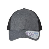 Infinity Her Women's Modern Trucker Cap - Infinity Her CHARLIE Infinity Her Heather Grey/ Black Adjustable