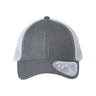 Infinity Her Women's Modern Trucker Cap - Infinity Her CHARLIE Infinity Her Heather Grey/ White Adjustable