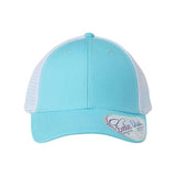 Infinity Her Women's Modern Trucker Cap - Infinity Her CHARLIE Infinity Her Light Blue/ White Adjustable