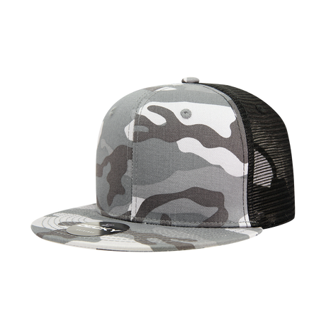 Decky 6 Panel High Profile Structured Camo Trucker | Decky 1055