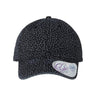 Infinity Her Women's Garment-Washed Fashion Print Cap - Infinity Her HATTIE Infinity Her Black/ White Polka Dots Adjustable