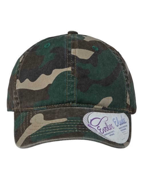 Infinity Her Women's Garment-Washed Fashion Print Cap - Infinity Her HATTIE Infinity Her Fashion Camo Adjustable