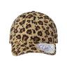 Infinity Her Women's Garment-Washed Fashion Print Cap - Infinity Her HATTIE Infinity Her Leopard Adjustable
