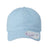 Infinity Her Women's Garment-Washed Fashion Print Cap - Infinity Her HATTIE Infinity Her Light Blue/ White Polka Dots Adjustable