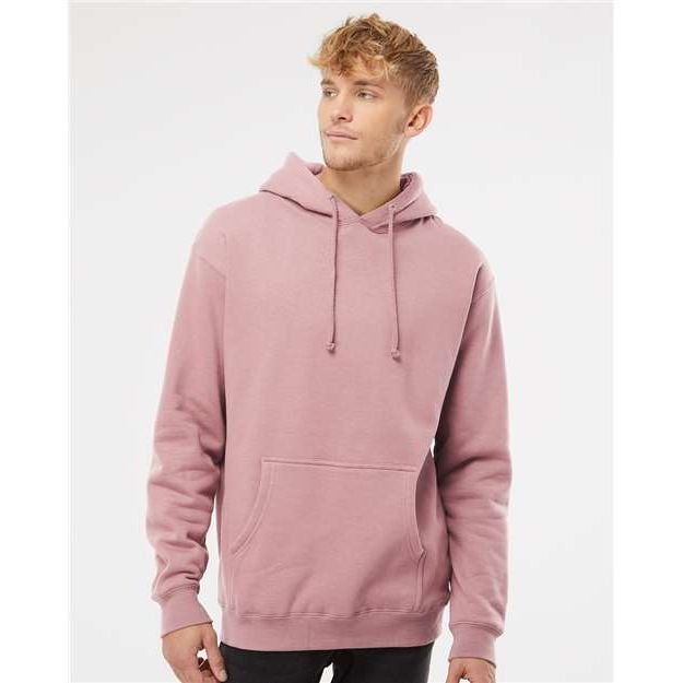 Independent Trading Co. Heavyweight Hooded Sweatshirt - Dusty Pink - Independent Trading Co. IND4000 Independent Trading Co.