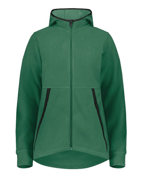 Augusta Sportswear Women's Eco Revive™ Polar Fleece Hooded Full-Zip Jacket - Augusta Sportswear 6860