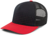 Pacific Headwear Perforated 5-Panel Trucker Snapback Cap 105P