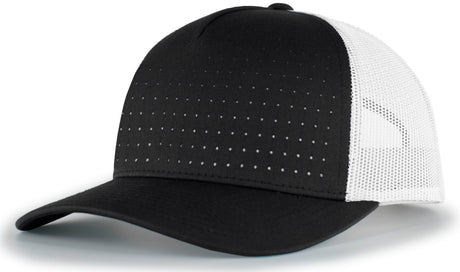 Pacific Headwear Perforated 5-Panel Trucker Snapback Cap 105P