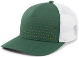 Pacific Headwear Perforated 5-Panel Trucker Snapback Cap 105P
