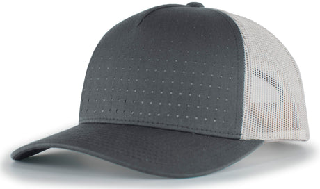 Pacific Headwear Perforated 5-Panel Trucker Snapback Cap 105P