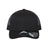 Atlantis Headwear Sustainable Trucker Cap - Atlantis Headwear BRYCE Atlantis Headwear Black/ Black Adjustable