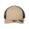 Atlantis Headwear Sustainable Trucker Cap - Atlantis Headwear BRYCE Atlantis Headwear Khaki/ Black Adjustable