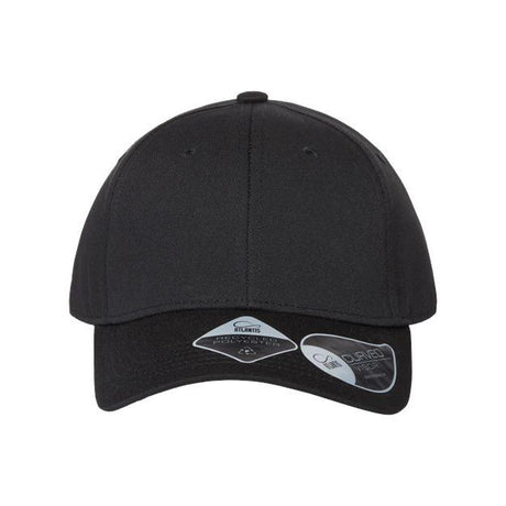 Atlantis Headwear Sustainable Structured Cap - Atlantis Headwear JOSHUA Atlantis Headwear Black Adjustable