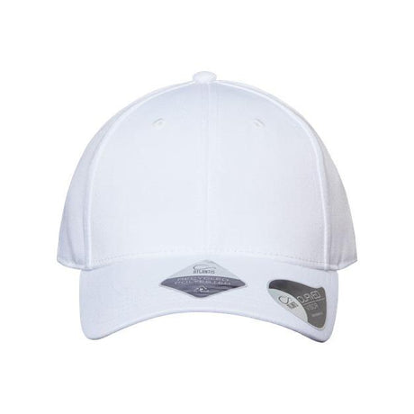 Atlantis Headwear Sustainable Structured Cap - Atlantis Headwear JOSHUA Atlantis Headwear White Adjustable