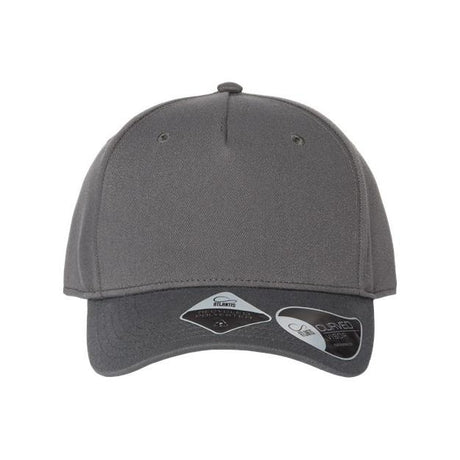 Atlantis Headwear Sustainable Five-Panel Cap - Atlantis Headwear FIJI Atlantis Headwear Dark Grey Adjustable