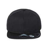 Atlantis Headwear Sustainable Flat Bill Cap - Atlantis Headwear JAMES Atlantis Headwear Black Adjustable