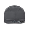 Atlantis Headwear Sustainable Flat Bill Cap - Atlantis Headwear JAMES Atlantis Headwear Dark Grey Adjustable