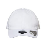 Atlantis Headwear Sustainable Dad Hat - Atlantis Headwear FRASER Atlantis Headwear White Adjustable
