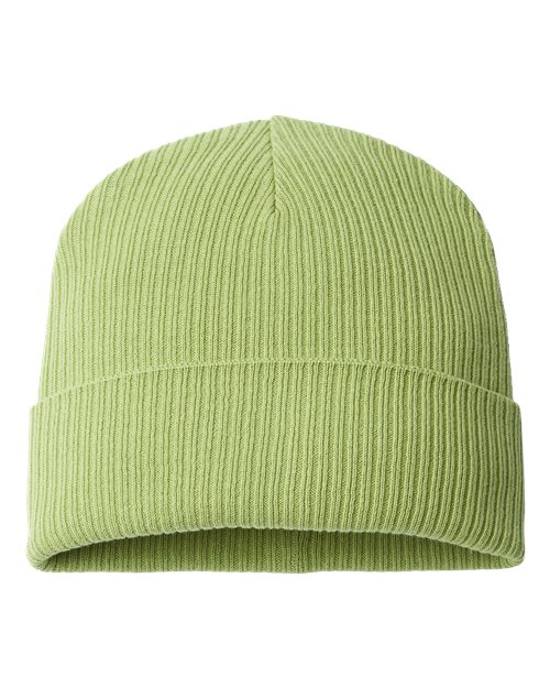 Atlantis Headwear Sustainable Cuffed Beanie - Atlantis Headwear NELSON Atlantis Headwear Leaf Green One Size