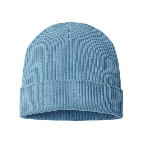 Atlantis Headwear Sustainable Cuffed Beanie - Atlantis Headwear NELSON Atlantis Headwear Light Avio Blue One Size