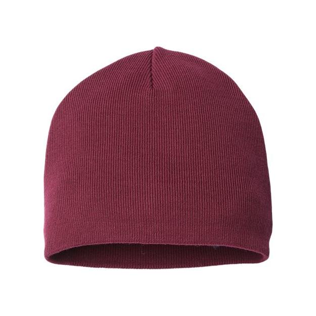 Atlantis Headwear Sustainable Beanie - Atlantis Headwear YALA Atlantis Headwear Burgundy One Size