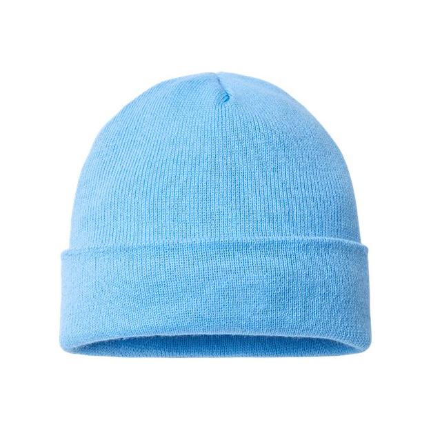 CAP AMERICA USA-Made 12" Cuffed Beanie - CAP AMERICA TKN24 CAP AMERICA Carolina Blue One Size