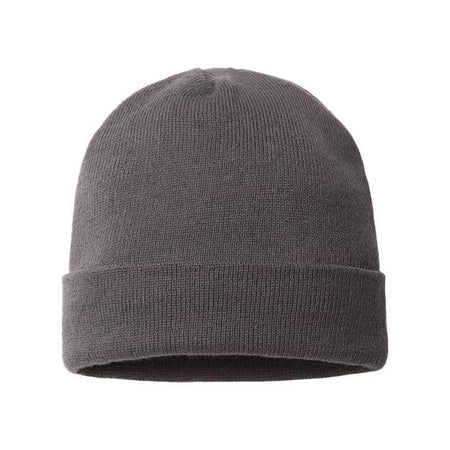 CAP AMERICA USA-Made 12" Cuffed Beanie - CAP AMERICA TKN24 CAP AMERICA Iron Grey One Size