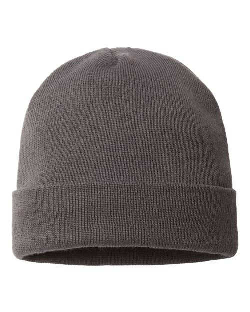 CAP AMERICA USA-Made 12" Cuffed Beanie - CAP AMERICA TKN24 CAP AMERICA Iron Grey One Size