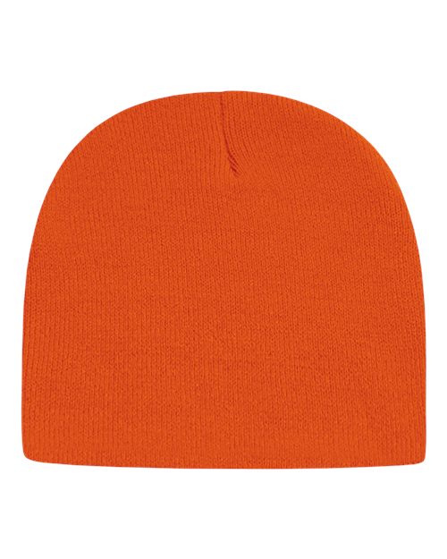 CAP AMERICA USA-Made 8 1/2" Beanie - CAP AMERICA TKN28 CAP AMERICA Deep Orange One Size