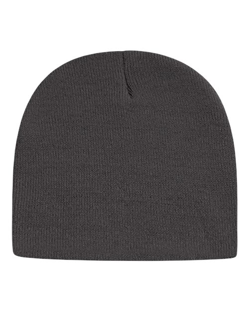 CAP AMERICA USA-Made 8 1/2" Beanie - CAP AMERICA TKN28 CAP AMERICA Iron Grey One Size