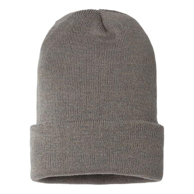 CAP AMERICA USA-Made Sustainable Cuffed Beanie - CAP AMERICA SKN24 CAP AMERICA Grey One Size