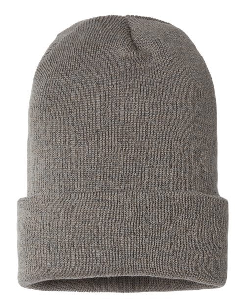 CAP AMERICA USA-Made Sustainable Cuffed Beanie - CAP AMERICA SKN24 CAP AMERICA Grey One Size