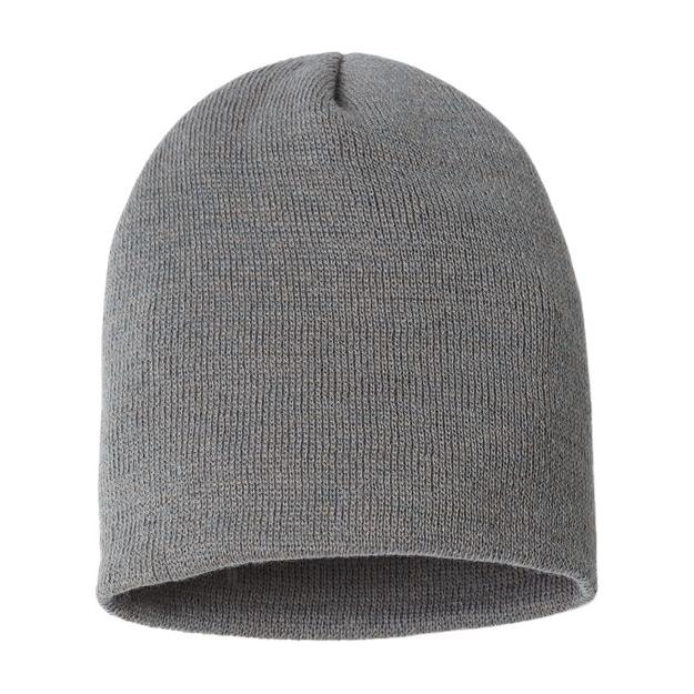 CAP AMERICA USA-Made Sustainable Beanie - CAP AMERICA SKN28 CAP AMERICA Grey One Size