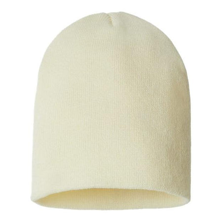 CAP AMERICA USA-Made Sustainable Beanie - CAP AMERICA SKN28 CAP AMERICA Ivory One Size