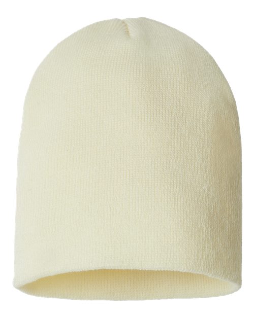 CAP AMERICA USA-Made Sustainable Beanie - CAP AMERICA SKN28 CAP AMERICA Ivory One Size