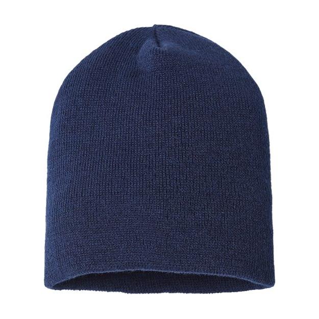 CAP AMERICA USA-Made Sustainable Beanie - CAP AMERICA SKN28 CAP AMERICA Navy One Size