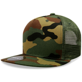 Decky 5 Panel High Profile Structured Cotton/Poly Blend Trucker | Decky 1063