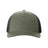 Richardson Five-Panel Trucker Cap - Richardson 112FP Richardson Loden Green/ Black Adjustable