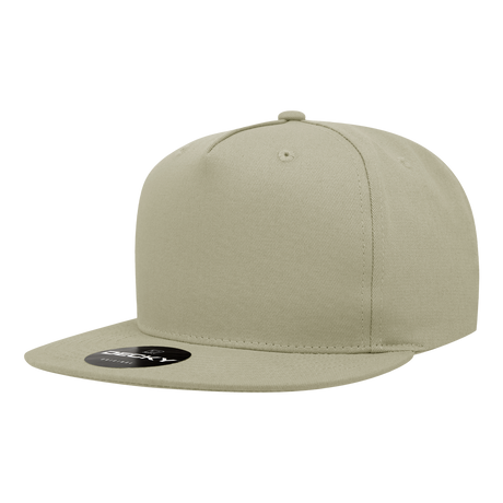 Decky 5 Panel High Profile Structured Cotton Blend Snapback | Decky 1064