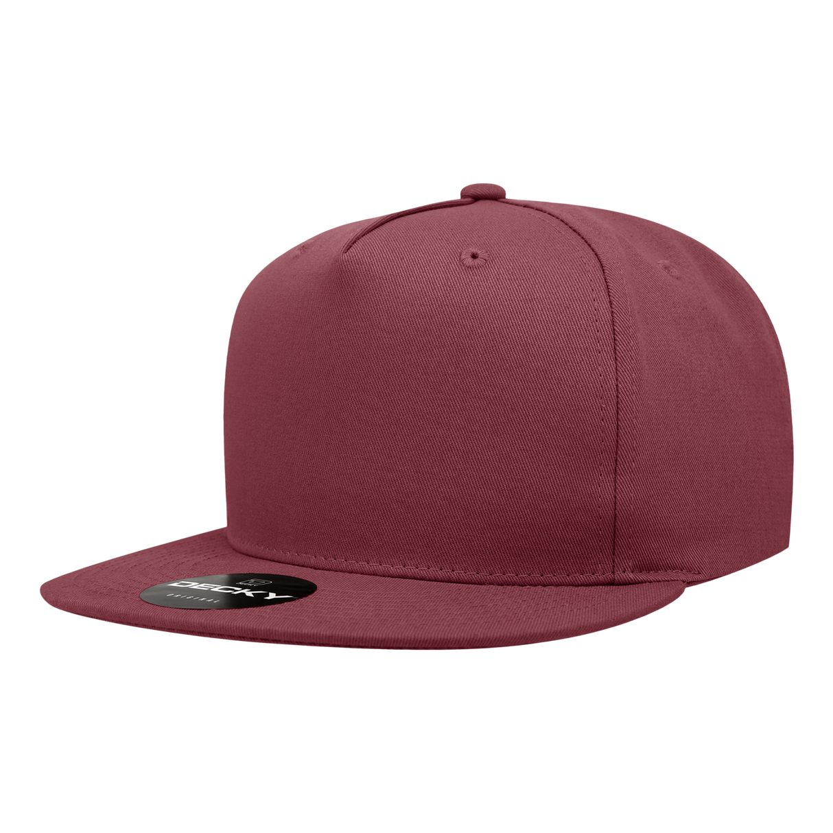 Decky 5 Panel High Profile Structured Cotton Blend Snapback | Decky 1064