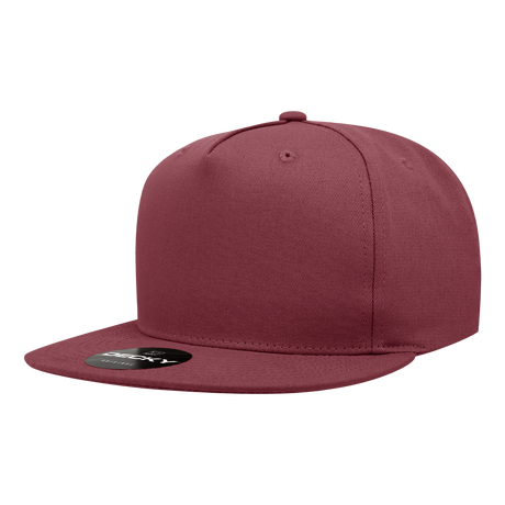 Decky 5 Panel High Profile Structured Cotton Blend Snapback | Decky 1064