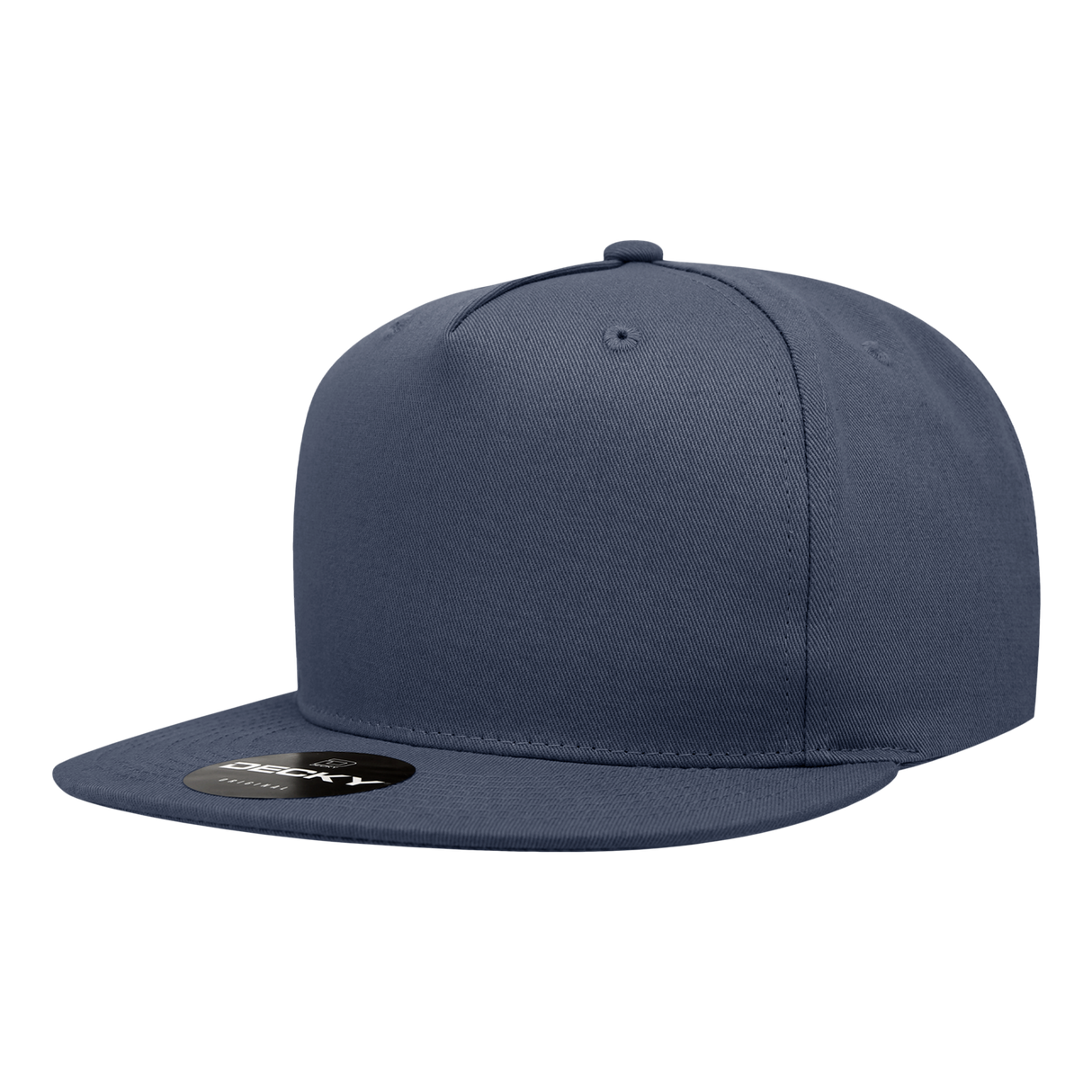 Decky 5 Panel High Profile Structured Cotton Blend Snapback | Decky 1064
