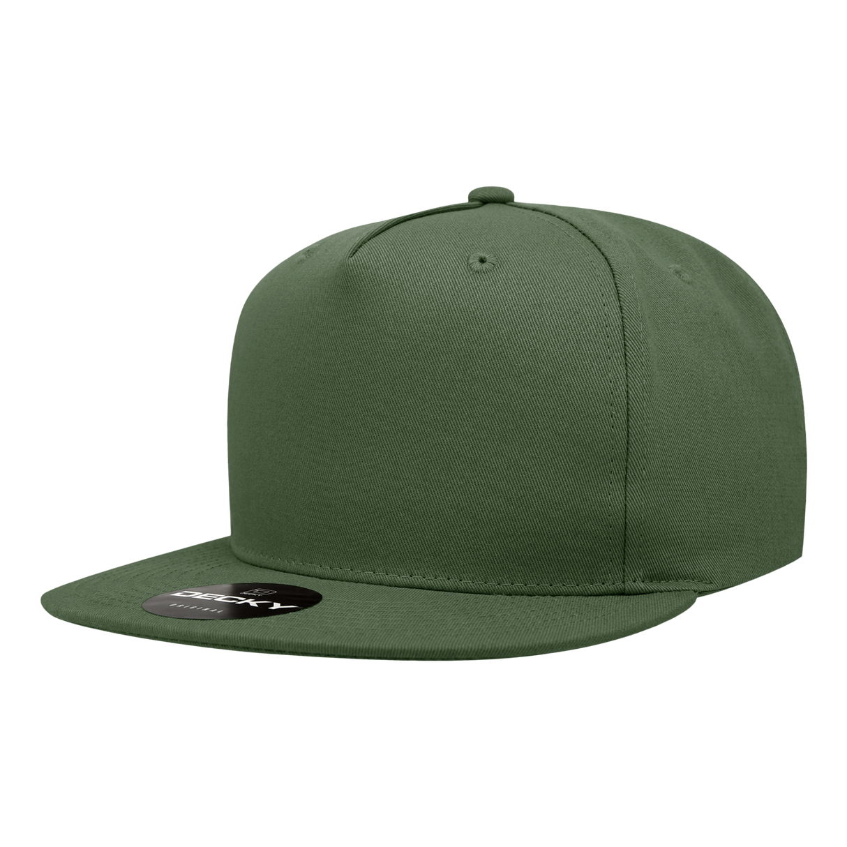 Decky 5 Panel High Profile Structured Cotton Blend Snapback | Decky 1064